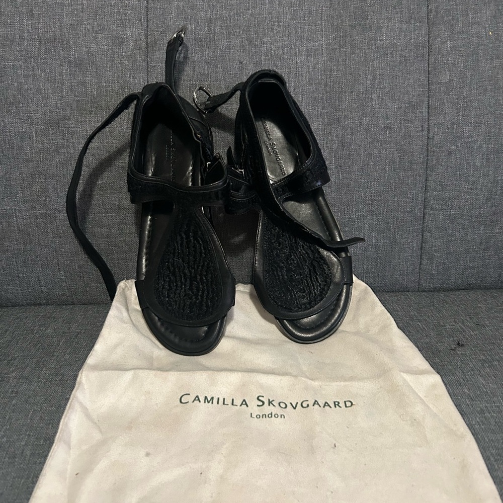 Black Strappy Sandals